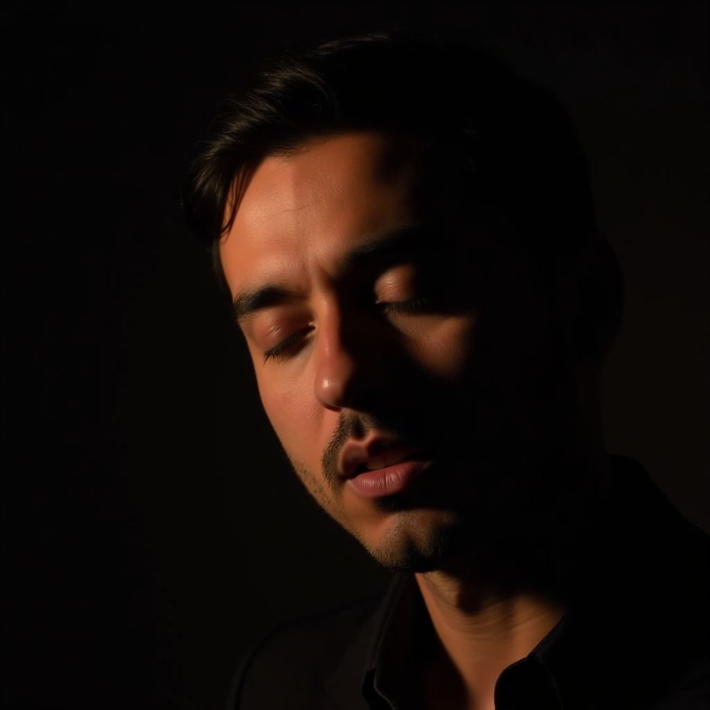 Un cantaor de flamenco interpretando con pasión.
